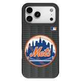 New York Mets Text Backdrop Bump Phone Case for Apple iPhone