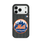 New York Mets Text Backdrop Bump Phone Case for Apple iPhone