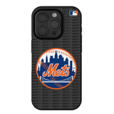 New York Mets Text Backdrop Bump Phone Case for Apple iPhone