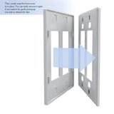 New York Yankees Baseball Bat Hidden-Screw Light Switch Plate