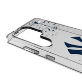 New York Yankees Confetti Clear Phone Case for Samsung Galaxy