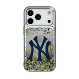 New York Yankees Confetti Glitter Phone Case for Apple iPhone
