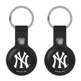 New York Yankees Insignia Black Airtag Holder 2-Pack