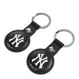 New York Yankees Insignia Black Airtag Holder 2-Pack