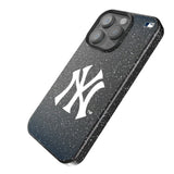 New York Yankees Linen Black Bling Phone Case for Apple iPhone