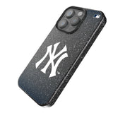 New York Yankees Linen Black Bling Phone Case for Apple iPhone