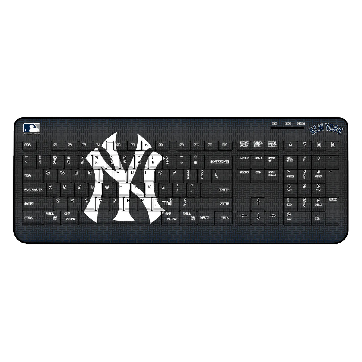 New York Yankees Linen Wireless USB Keyboard – SOK Sports