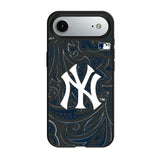 New York Yankees Paisley MagSafe Compatible Phone Case for Apple iPhone