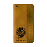 New York Yankees Personalized Burn Folio Phone Case for Apple iPhone