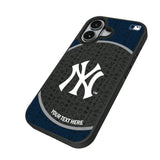 New York Yankees Personalized Circle Bump Phone Case for Apple iPhone