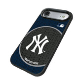 New York Yankees Personalized Circle Bump Phone Case for Apple iPhone