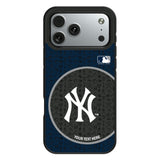 New York Yankees Personalized Circle Bump Phone Case for Apple iPhone