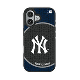 New York Yankees Personalized Circle Bump Phone Case for Apple iPhone 17 Series