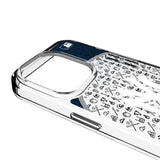 New York Yankees Personalized Circle Clear Phone Case for Apple iPhone