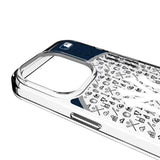 New York Yankees Personalized Circle Clear Phone Case for Apple iPhone