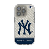 New York Yankees Personalized EndZone Plus Clear Phone Case for Apple iPhone