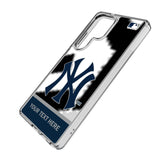New York Yankees Personalized EndZone Plus Clear Phone Case for Samsung Galaxy
