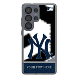 New York Yankees Personalized EndZone Plus Clear Phone Case for Samsung Galaxy