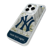 New York Yankees Personalized EndZone Plus Glitter Phone Case for Apple iPhone