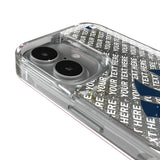 New York Yankees Personalized EndZone Plus Glitter Phone Case for Apple iPhone