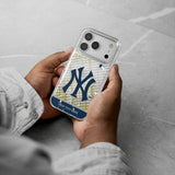 New York Yankees Personalized EndZone Plus Glitter Phone Case for Apple iPhone