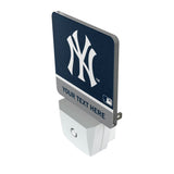 New York Yankees Personalized Endzone Solid Night Light 2-Pack