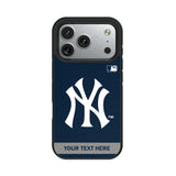 New York Yankees Personalized Stripe Bump Phone Case for Apple iPhone