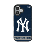 New York Yankees Personalized Stripe Bump Phone Case for Apple iPhone 17 Series