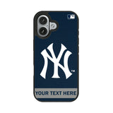 New York Yankees Personalized Stripe Bump Phone Case for Apple iPhone