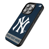 New York Yankees Personalized Stripe Bump Phone Case for Apple iPhone