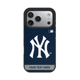 New York Yankees Personalized Stripe Bump Phone Case for Apple iPhone