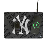New York Yankees Personalized Tilt 15-Watt Wireless Charger and Mouse Pad