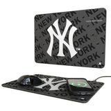 New York Yankees Personalized Tilt 15-Watt Wireless Charger and Mouse Pad