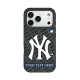 New York Yankees Personalized Tilt Bump Phone Case for Apple iPhone