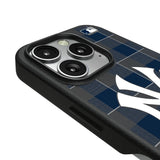 New York Yankees Plaid MagSafe Compatible Phone Case for Apple iPhone