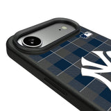 New York Yankees Plaid MagSafe Compatible Phone Case for Apple iPhone