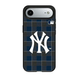 New York Yankees Plaid MagSafe Compatible Phone Case for Apple iPhone