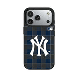 New York Yankees Plaid MagSafe Compatible Phone Case for Apple iPhone