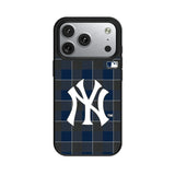 New York Yankees Plaid MagSafe Compatible Phone Case for Apple iPhone
