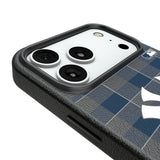 New York Yankees Plaid MagSafe Compatible Phone Case for Apple iPhone