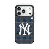 New York Yankees Plaid MagSafe Compatible Phone Case for Apple iPhone