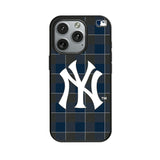 New York Yankees Plaid MagSafe Compatible Phone Case for Apple iPhone