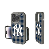 New York Yankees Plaid Soft Touch Phone Case for Apple iPhone