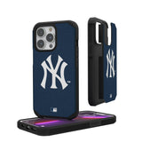 New York Yankees Solid Rugged Phone Case for Apple iPhone