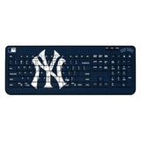 New York Yankees Solid Wireless USB Keyboard