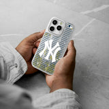 New York Yankees Text Backdrop Glitter Phone Case for Apple iPhone