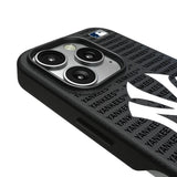 New York Yankees Text Backdrop MagSafe Compatible Phone Case for Apple iPhone