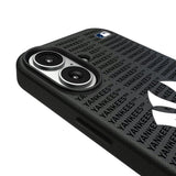 New York Yankees Text Backdrop MagSafe Compatible Phone Case for Apple iPhone