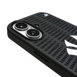 New York Yankees Text Backdrop MagSafe Compatible Phone Case for Apple iPhone