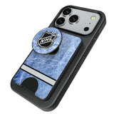 NHL Ice Wordmark PopSockets MagSafe-Compatible PopWallet+